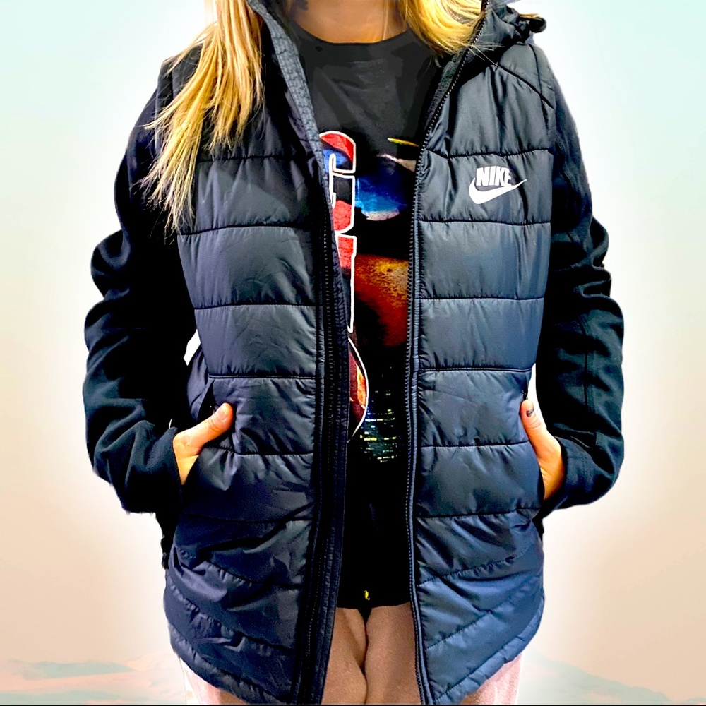 Black Nike running Jacket